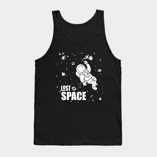 Lost in Space Astronaut Tank Top by ThyShirtProject - Affiliate